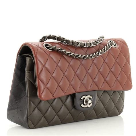 chanel tricolor bag|chanel double flap bag price.